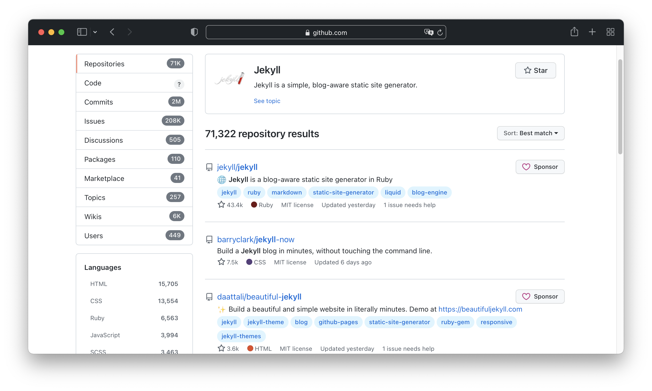 Jekyll on GitHub